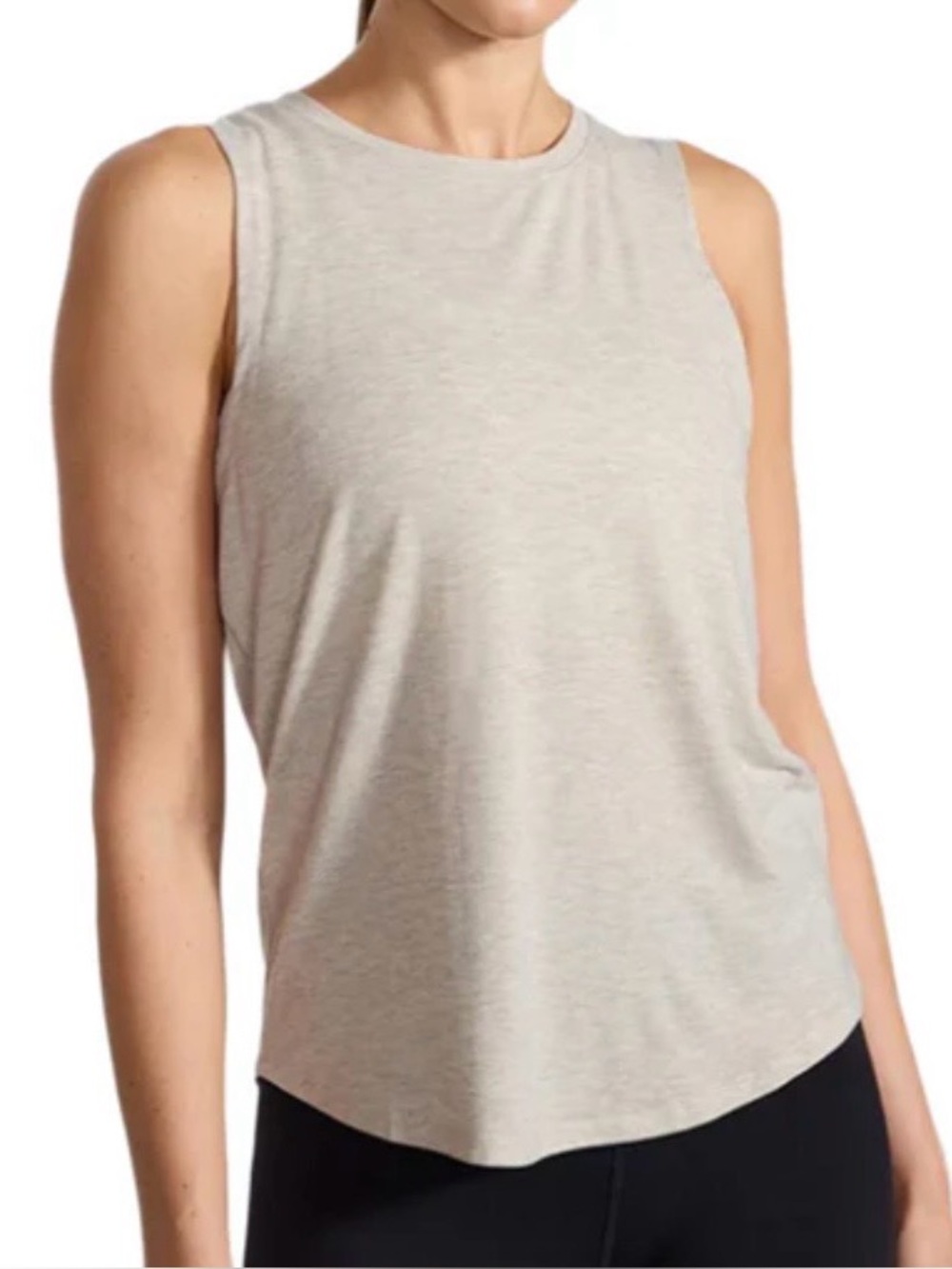MPG Heather Oatmeal Dynamic Tank Top Active Anti-Odor Quick Dry Training Size XL